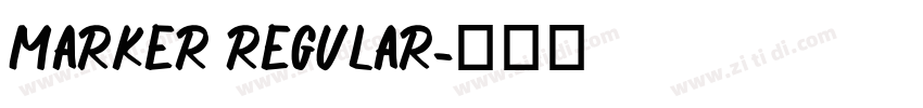 Marker Regular字体转换